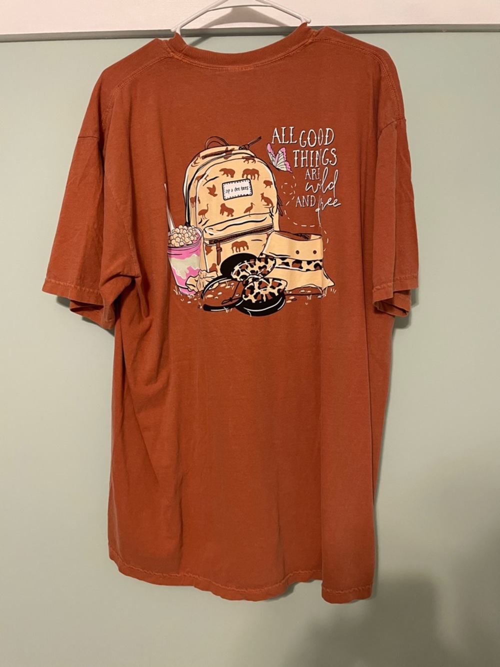 Zip a Dee Tees Animal Kingdom Tshirt all Good Things Are Wild and Free